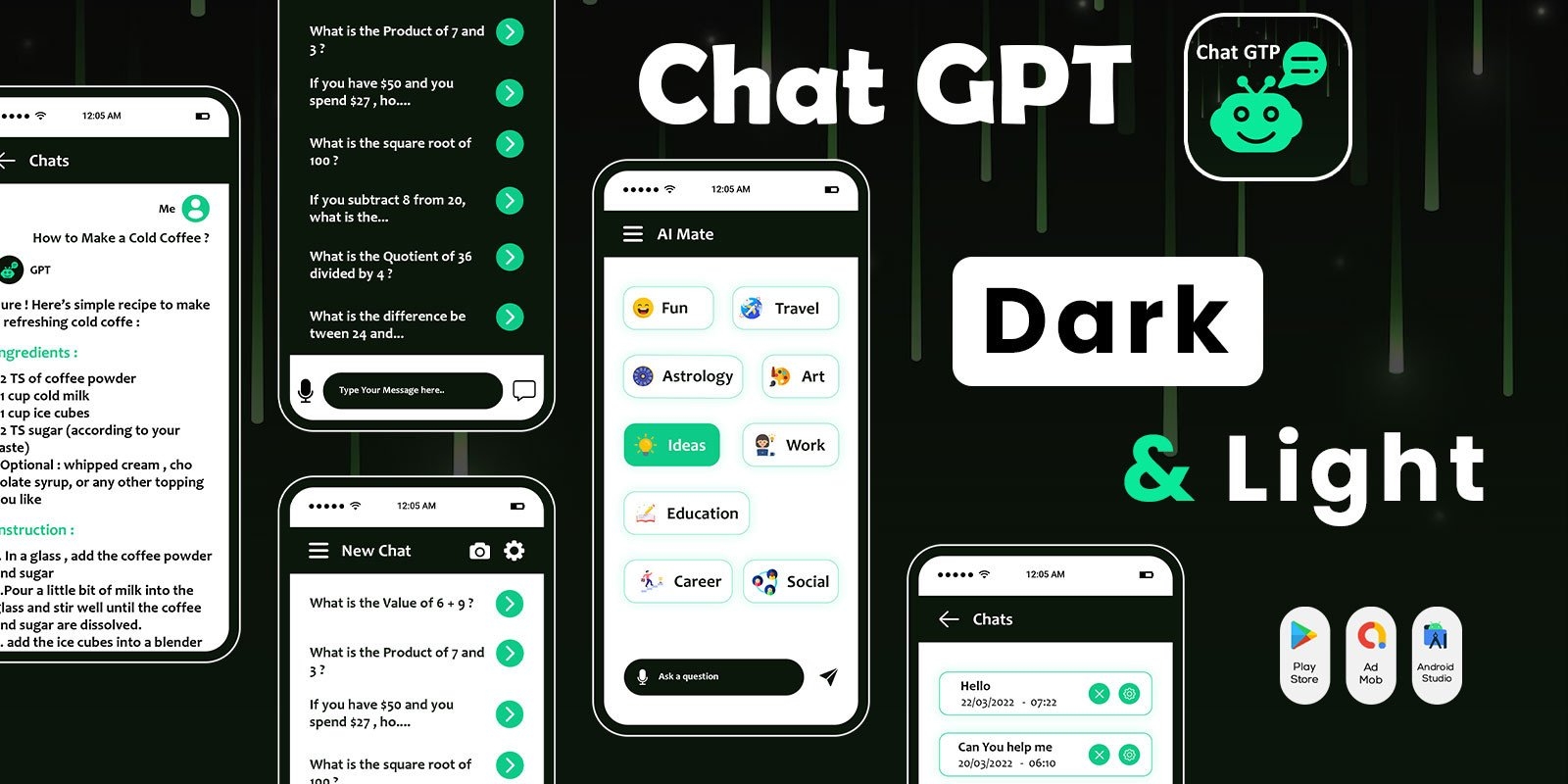 Chat GPT - ChattyAI - Android Source Code